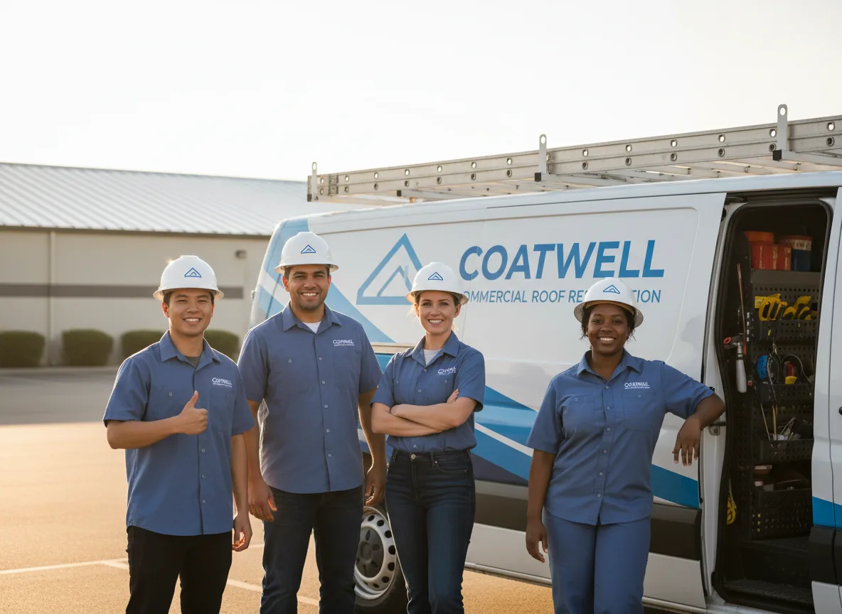 Commercial roof coating company in Weiner, AR